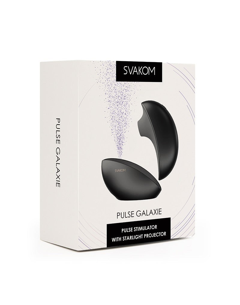 SVAKOM - PULSE GALAXIE - AIR PRESSURE VIBRATOR - SORT