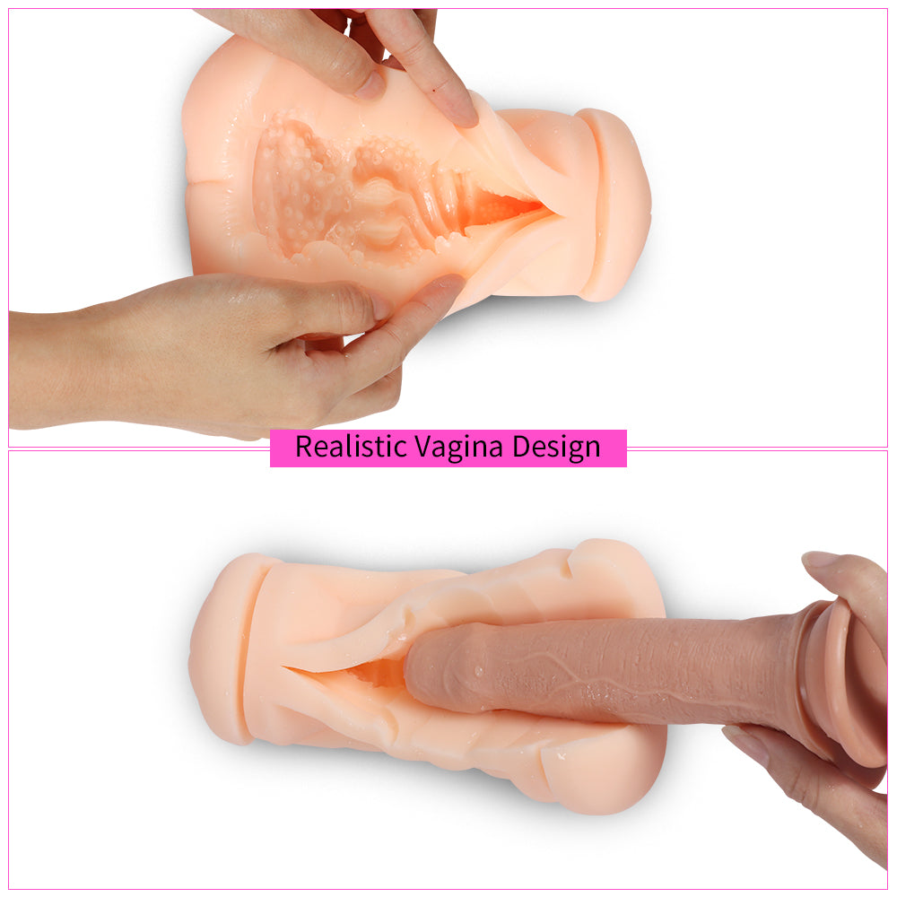 Dual joy vagina og mund masturbator