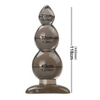 Blødt buttplug transparent