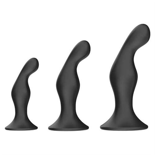 Buttplug pakke 3 stk silikone
