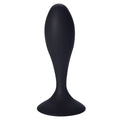 Stort buttplug i silikone - sort