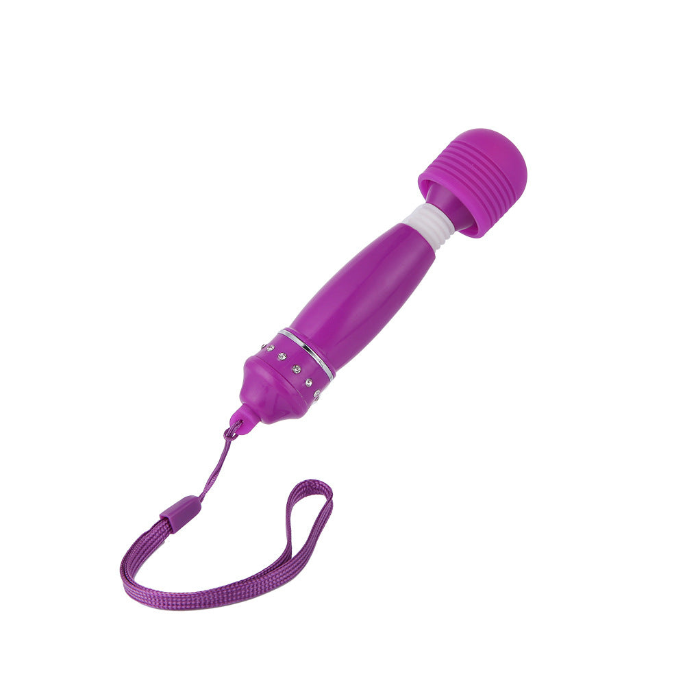 Wand vibrator diamond grip - lilla