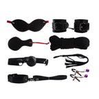 Fetish frækt 8-piece set, sort