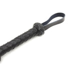 Flettet deluxe whip - sort