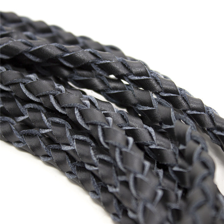 Flettet deluxe whip - sort
