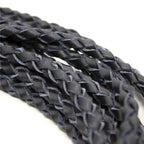 Flettet deluxe whip - sort