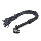 Flettet deluxe whip - sort