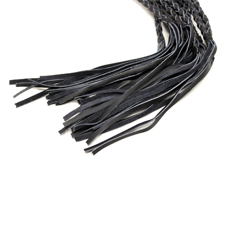 Flettet deluxe whip - sort