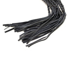 Flettet deluxe whip - sort