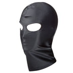 Spandex maske m. øjenhuller, sort