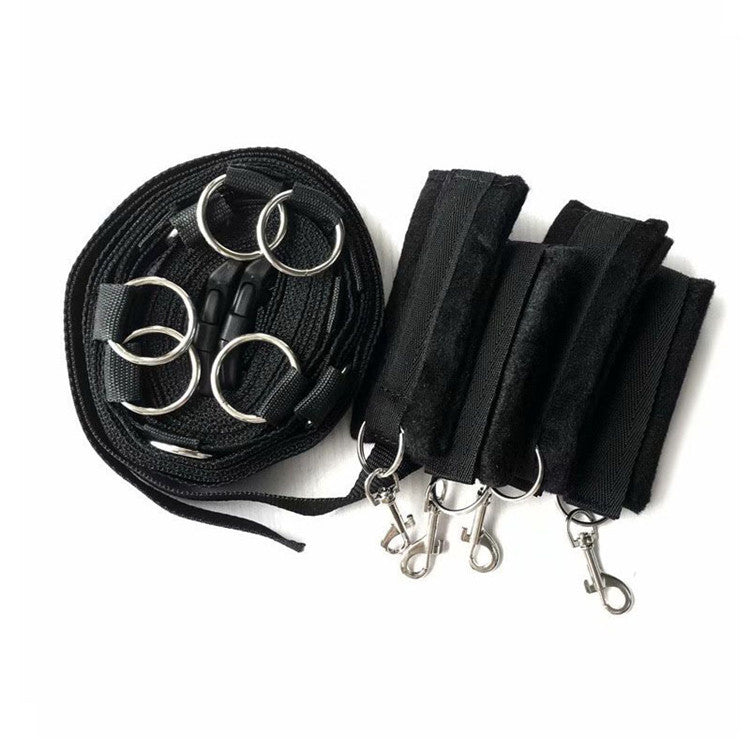 Bondage bindesæt til sengen, sort