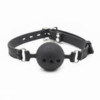 Silikone ballgag, sort 