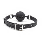 Silikone ballgag, sort 