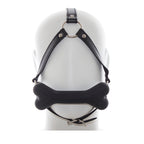SM maske hundeben gag, sort