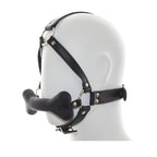 SM maske hundeben gag, sort