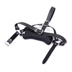 SM maske hundeben gag, sort