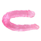 Pink Dobbelt dildo jelly 28cm