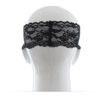 Smuk mønstret blindfold - sort