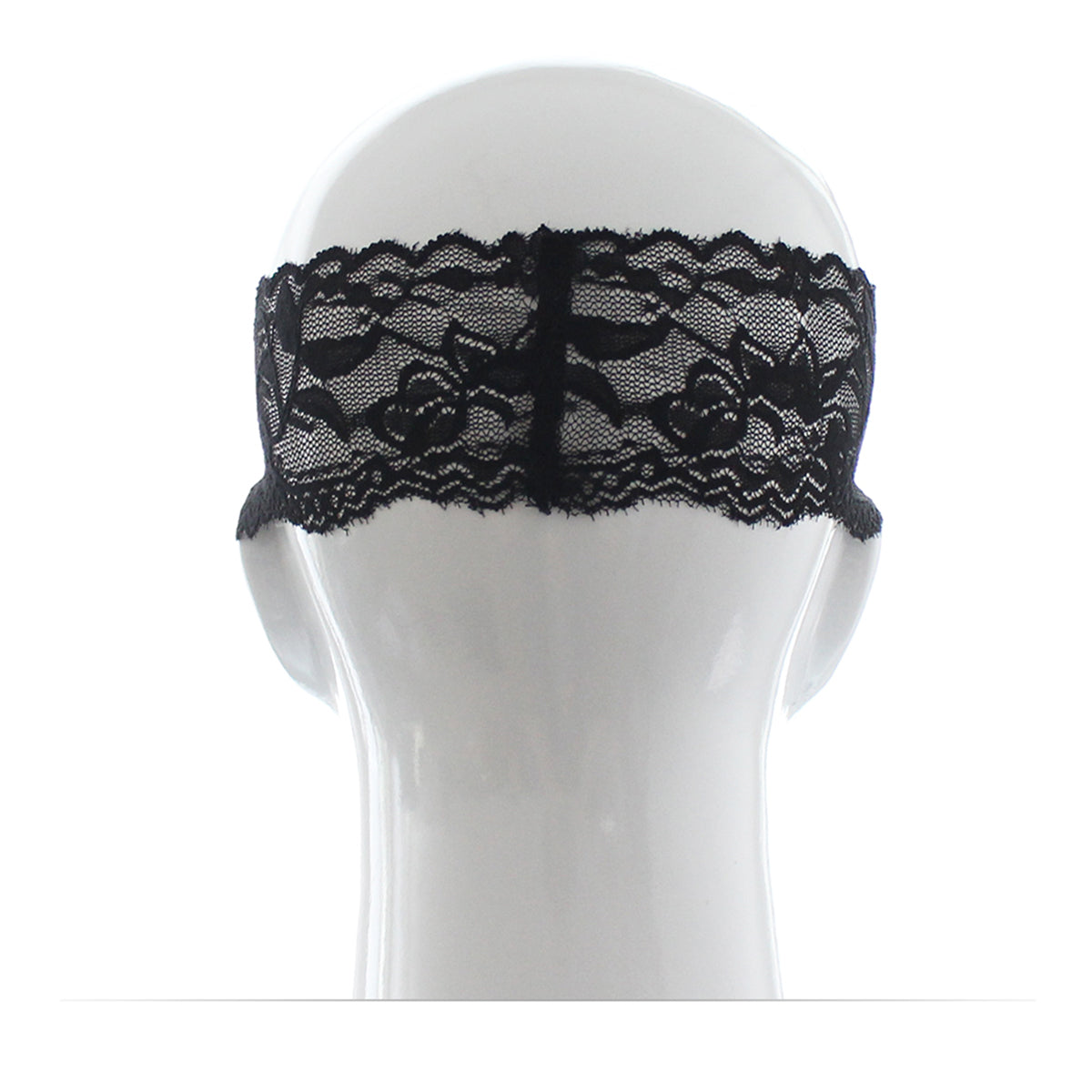 Smuk mønstret blindfold - sort