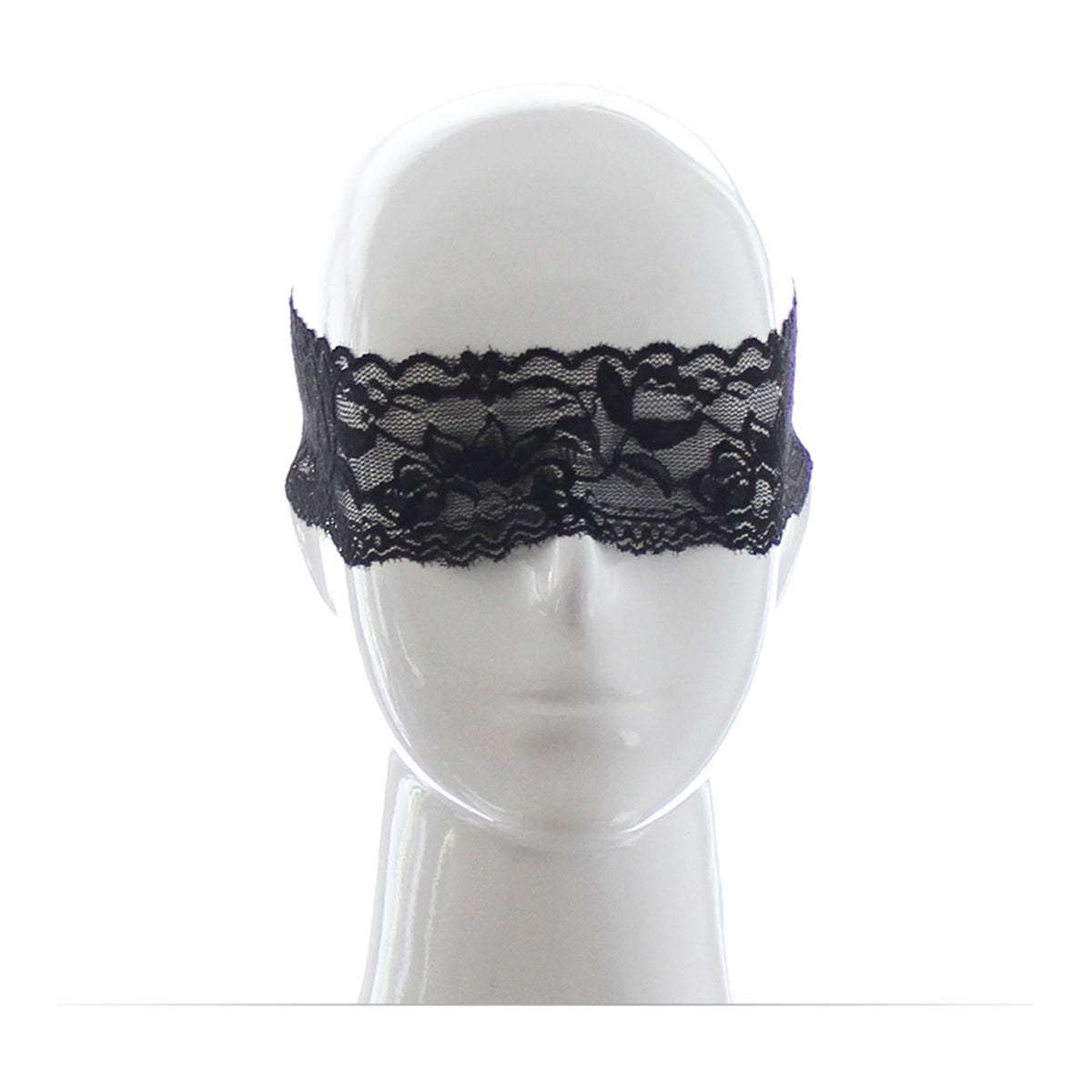 Smuk mønstret blindfold - sort