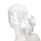 Satin hvid blindfold shhhhhhhhh....