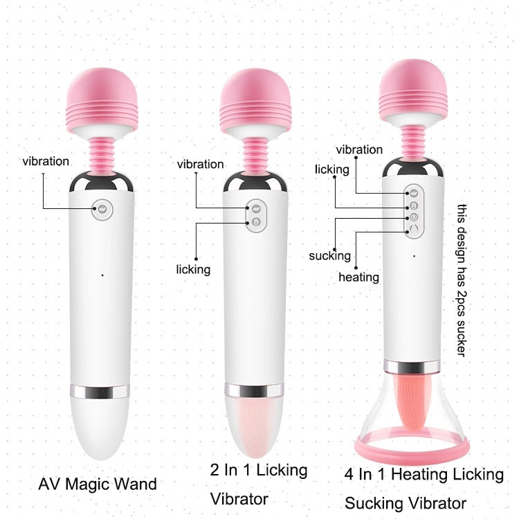 Deluxe vibrator 4-i-1 multi wonder