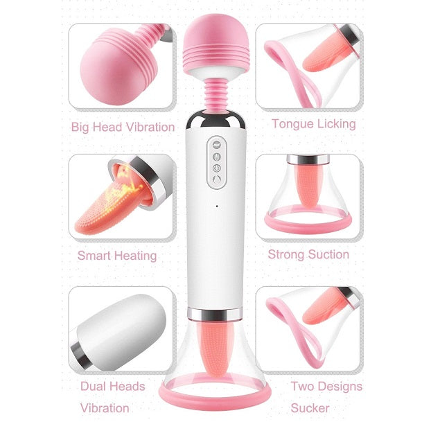Deluxe vibrator 4-i-1 multi wonder
