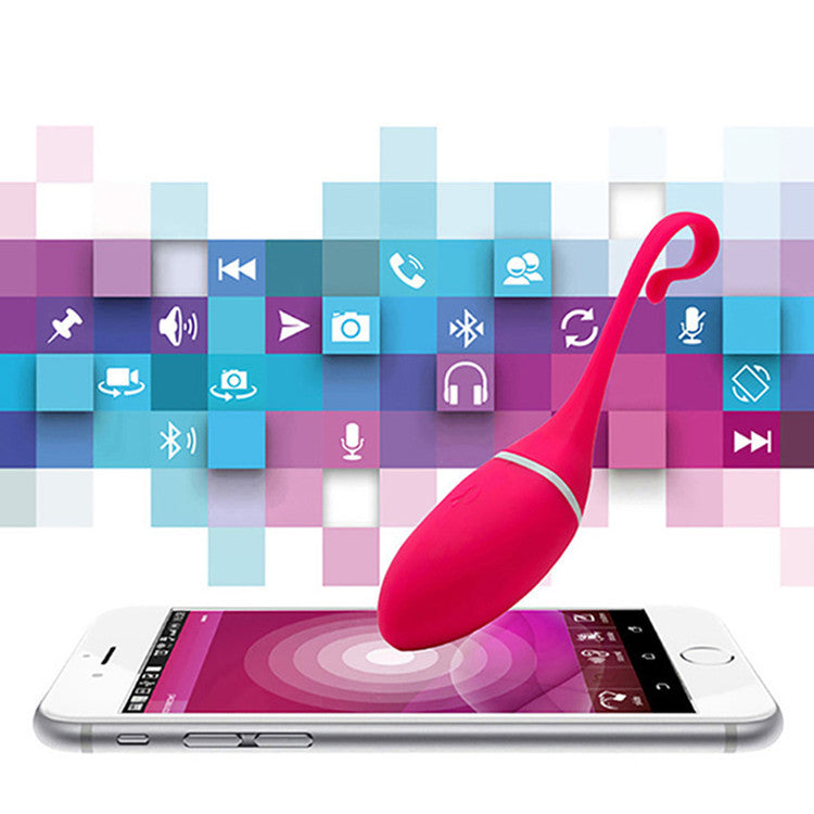 IOS Appstyret vibrator æg - rose red