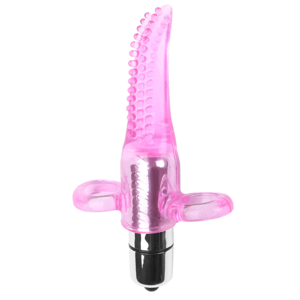 Finger vibrator with pink sensation 