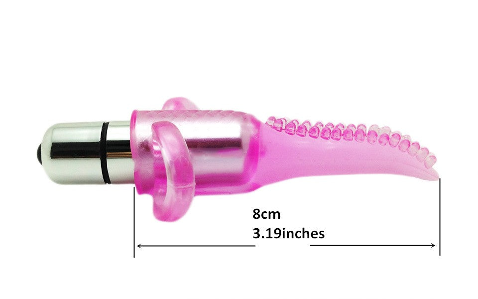 Finger vibrator with pink sensation 