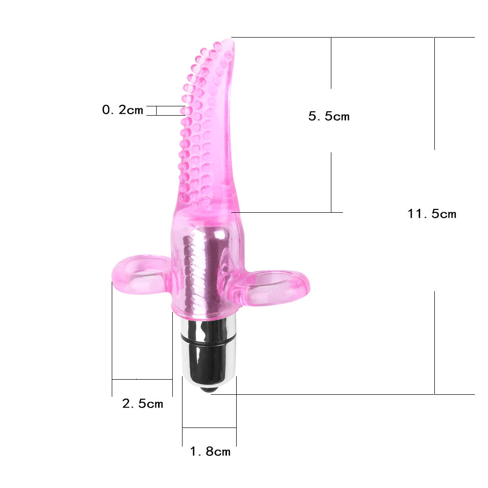 Finger vibrator with pink sensation 