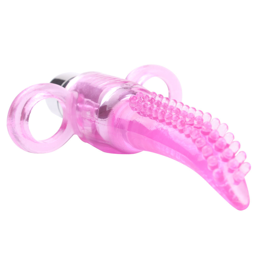 Finger vibrator with pink sensation 