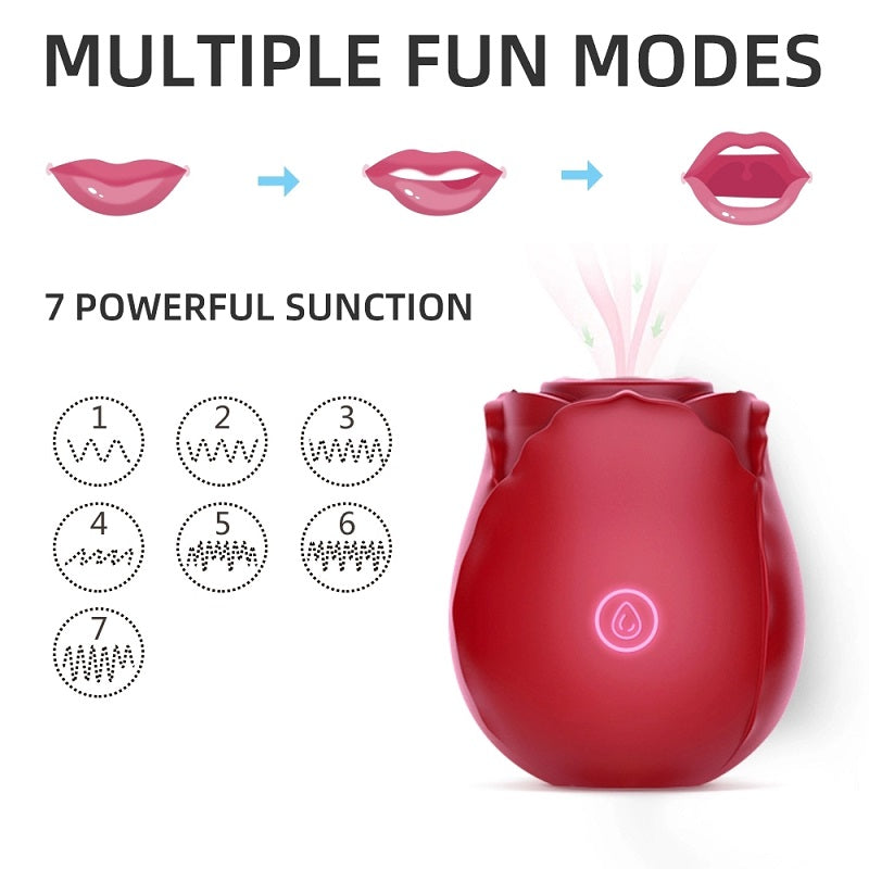 Klitoris stimulator kiss from a rose