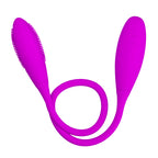 Double head vibrator egg, lilla