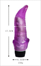Vibrator dildo dirty purple tounge 