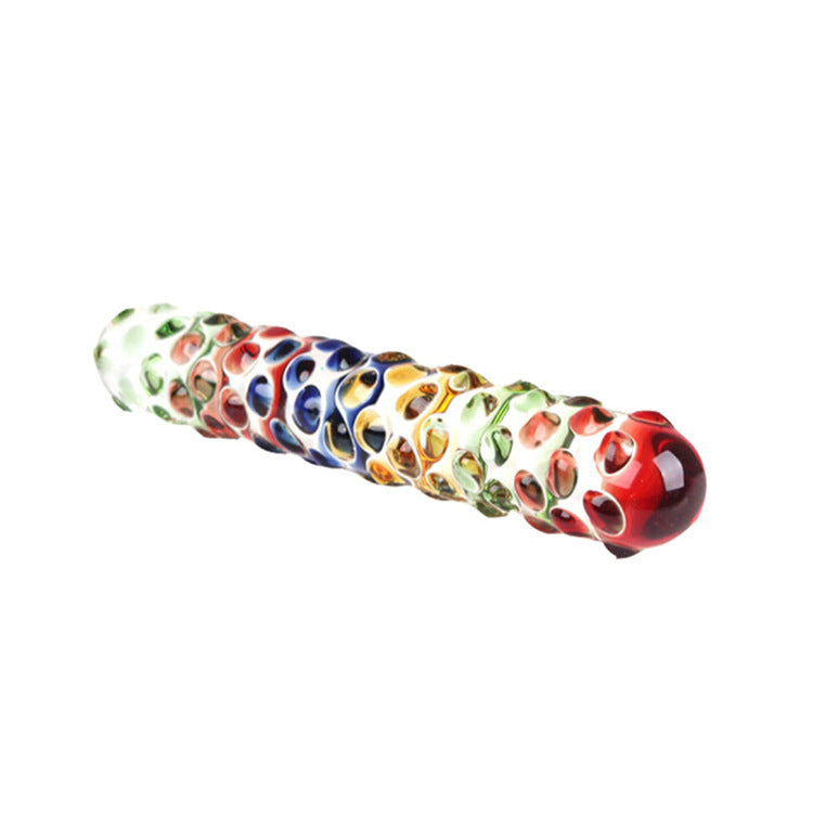 Glasdildo TRUE COLORS 17cm 