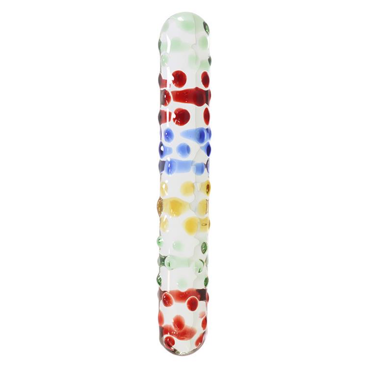 Glasdildo TRUE COLORS 17cm 