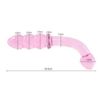 Glasdildo PINKY 18cm