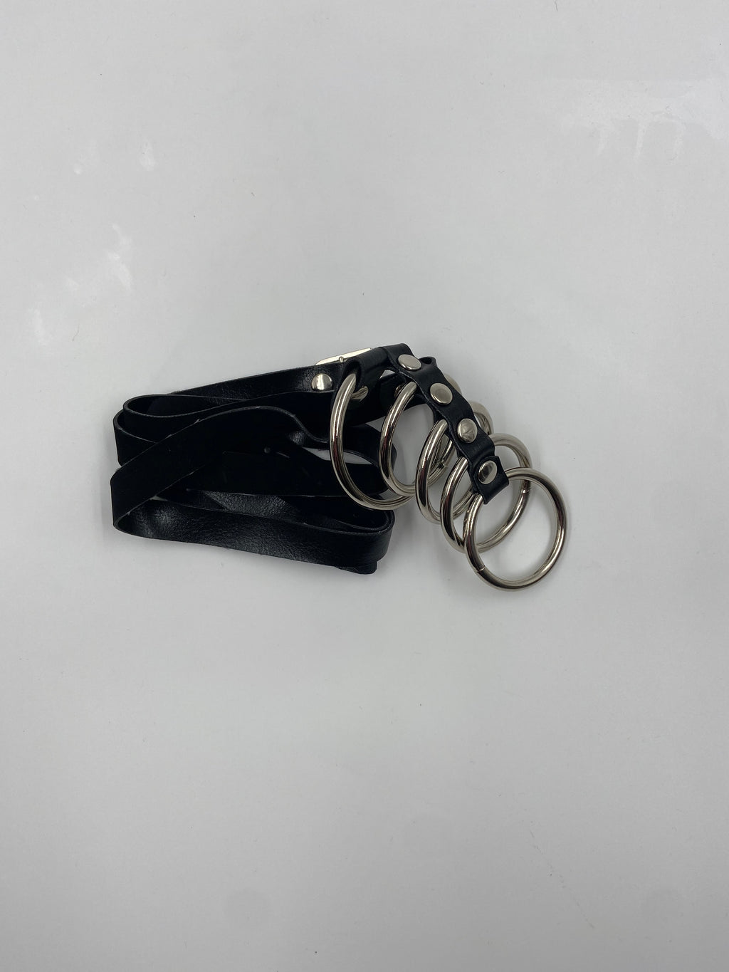 Metal Penisring med 5 Ringe