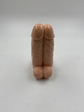 Realistiske dobbelte dildoer til et hul.