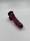 Graffiti silikone dildo 17,5cm, multicolor
