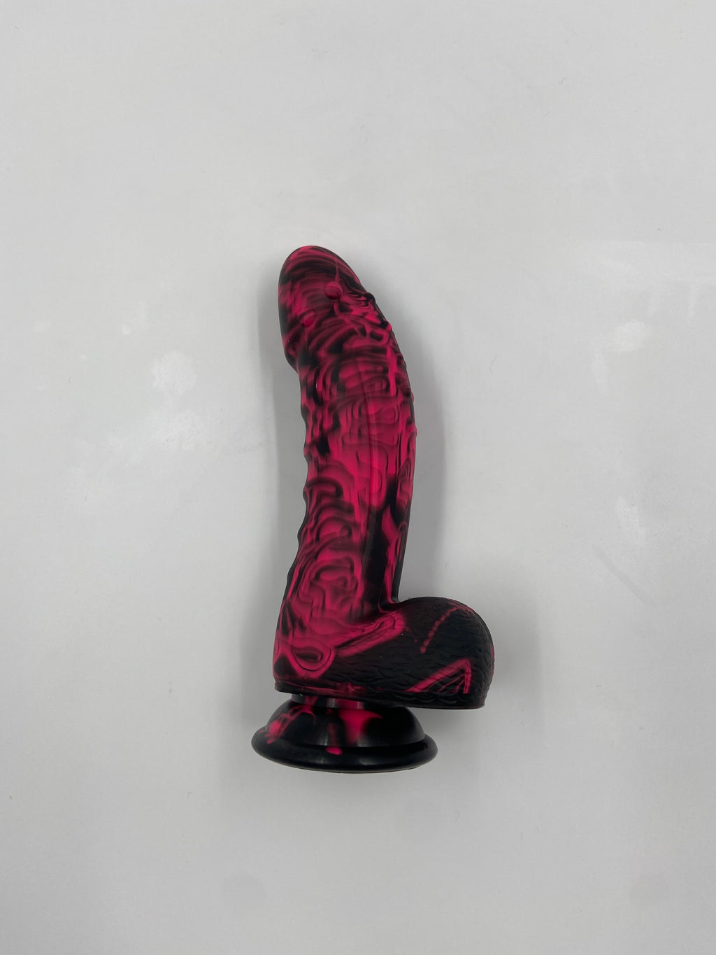 Graffiti silikone dildo 17,5cm, multicolor