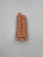 REALISTIXXX THREESOME  DOBBELT DILDO til et hul.