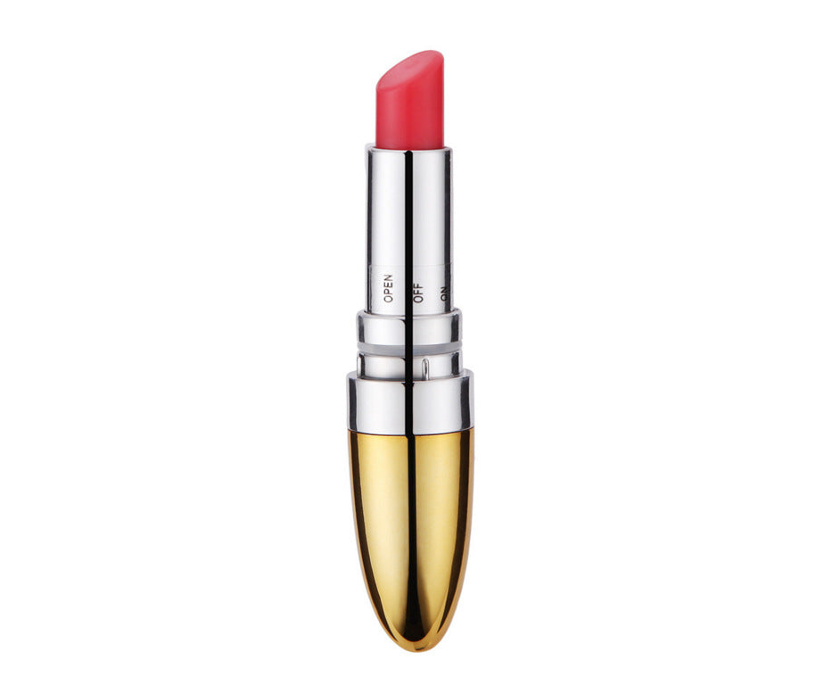 Golden lipstick vibrator - guld