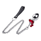 Stort analplug chain/bells - large