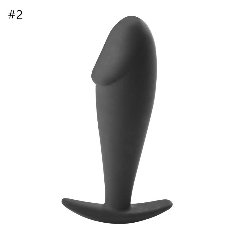 Buttplugs sæt silikone - sort