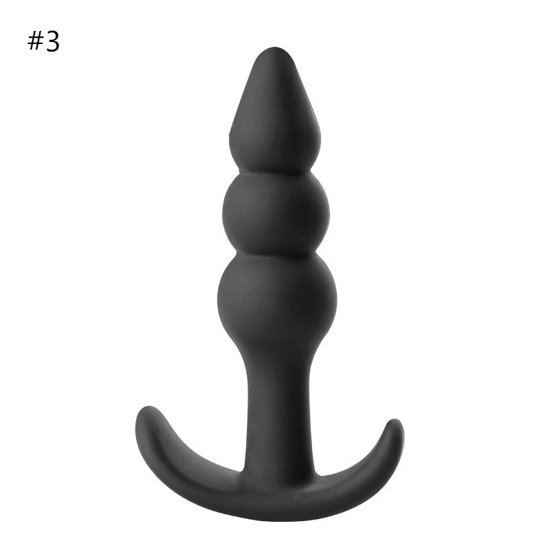 Buttplugs sæt silikone - sort