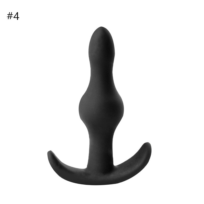 Buttplugs sæt silikone - sort