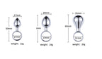Buttplugs rabatpakke stål - 3 stk