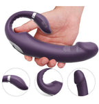 Vibrator dildo double fun, lilla 